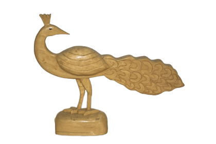 Wooden Peacock