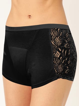 Women Boyshorts Lenzing Modal Lace Period Underwear