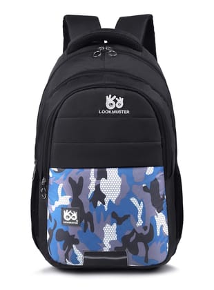 LOOKMUSTER Lookmuster30 Ltrs Large Laptop Backpack With 3 Compartments, Water Resistant