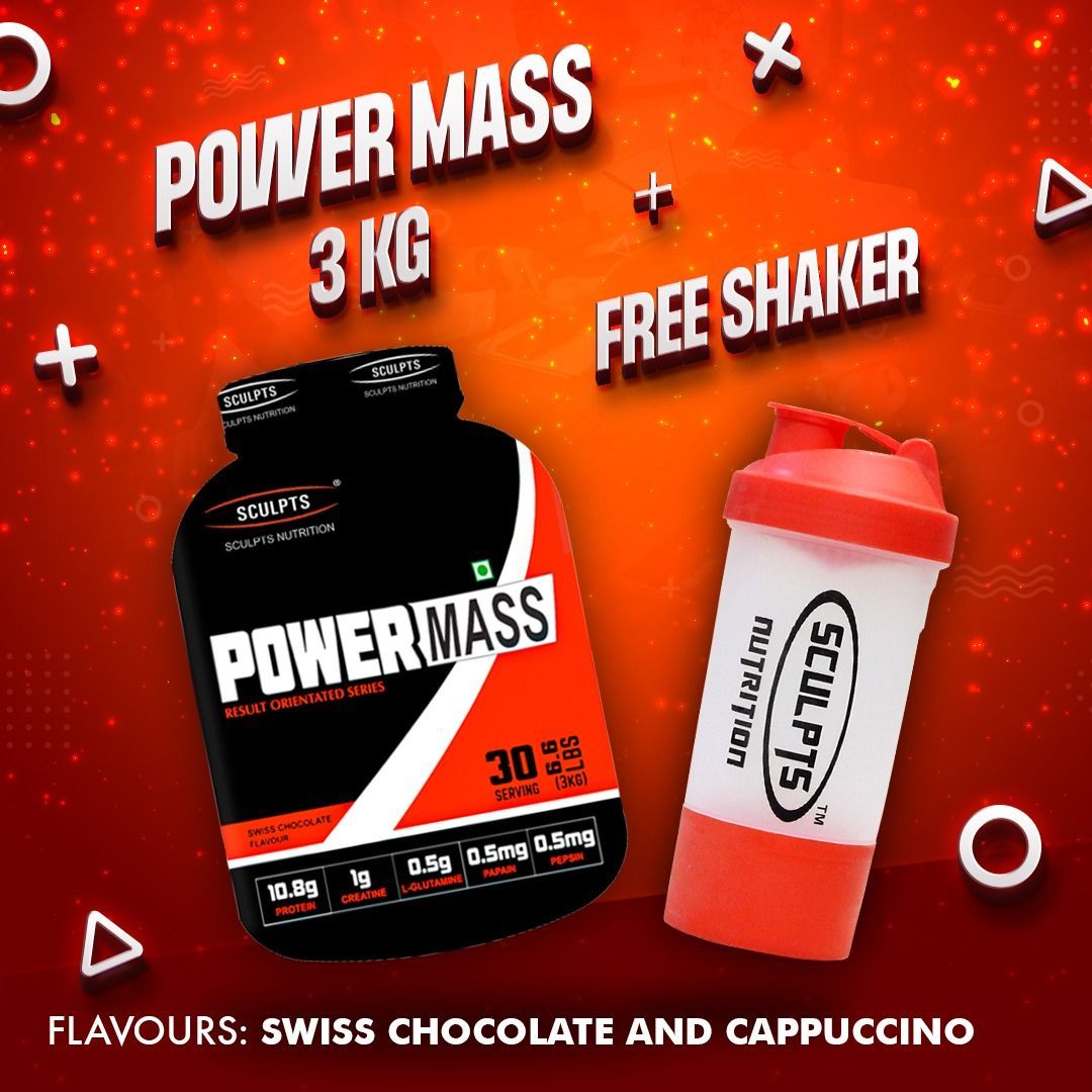 Sculpts Nutrition Power Mass 3kg