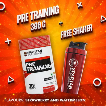 Spartan Sport Sciences Pre Training 300G Strawberry