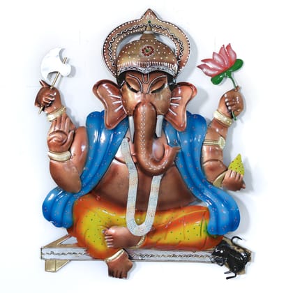 Metal Handicraft Ganesha Wall Art