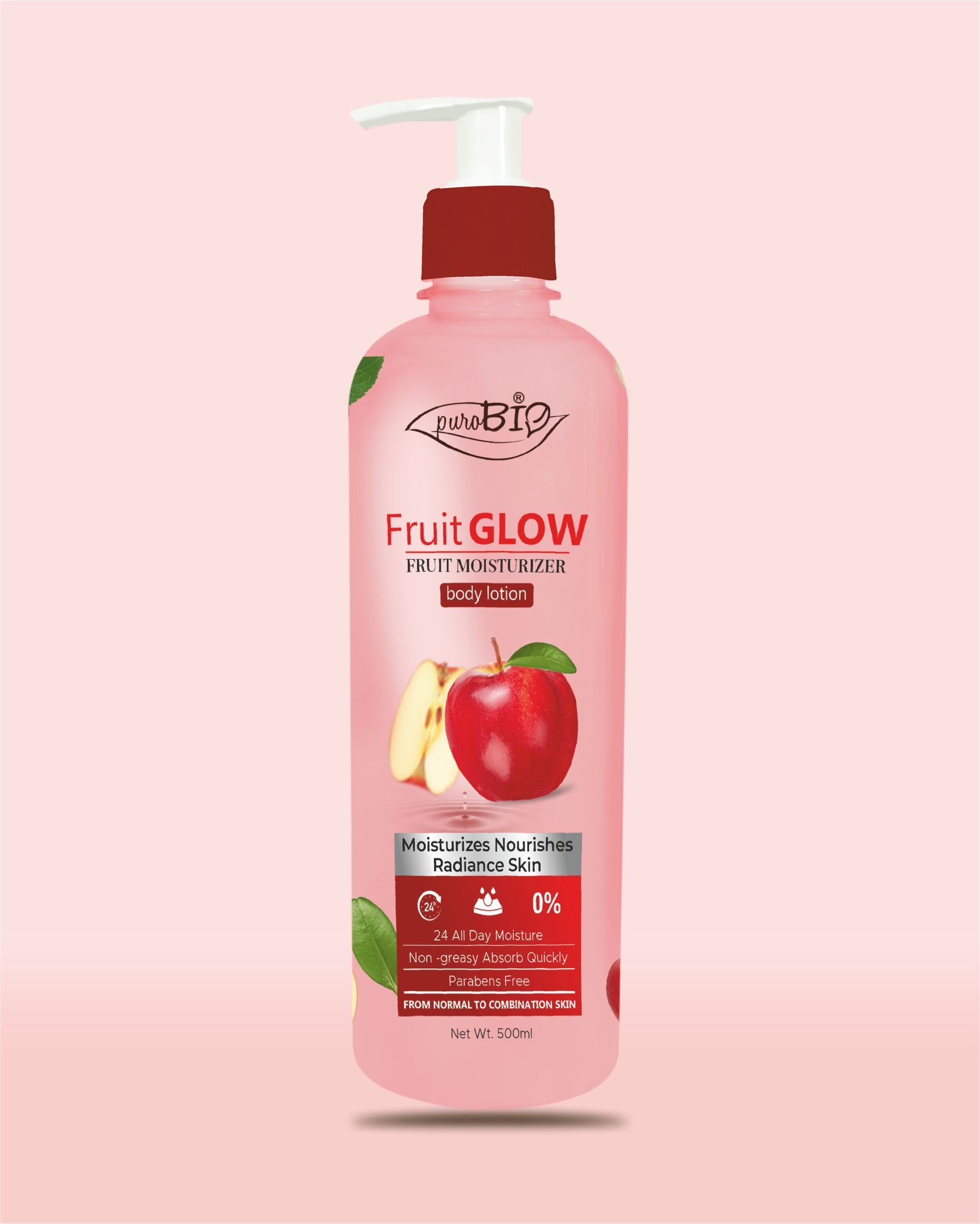 Purobio Fruit Glow Body Lotion - 500ml