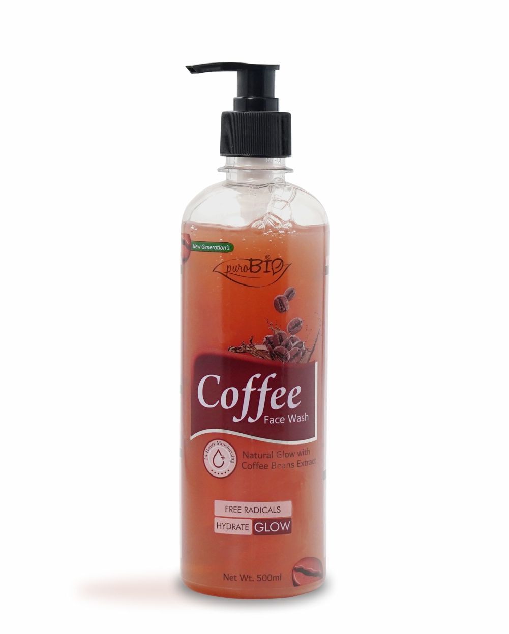 Purobio Coffee Face Wash - 500ml