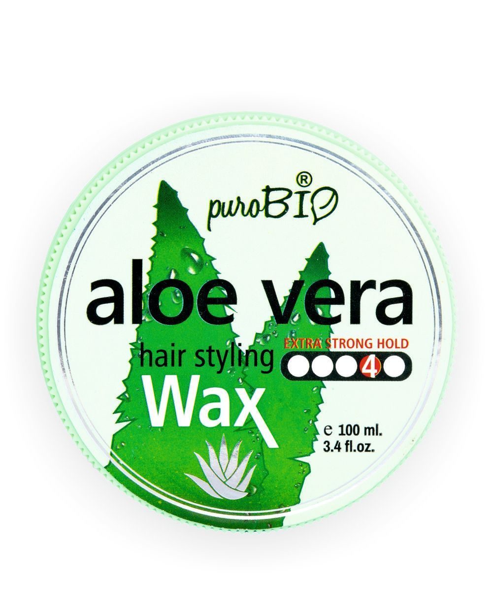 Purobio Aloe Vera Hair Styling Wax For Men - 100ml