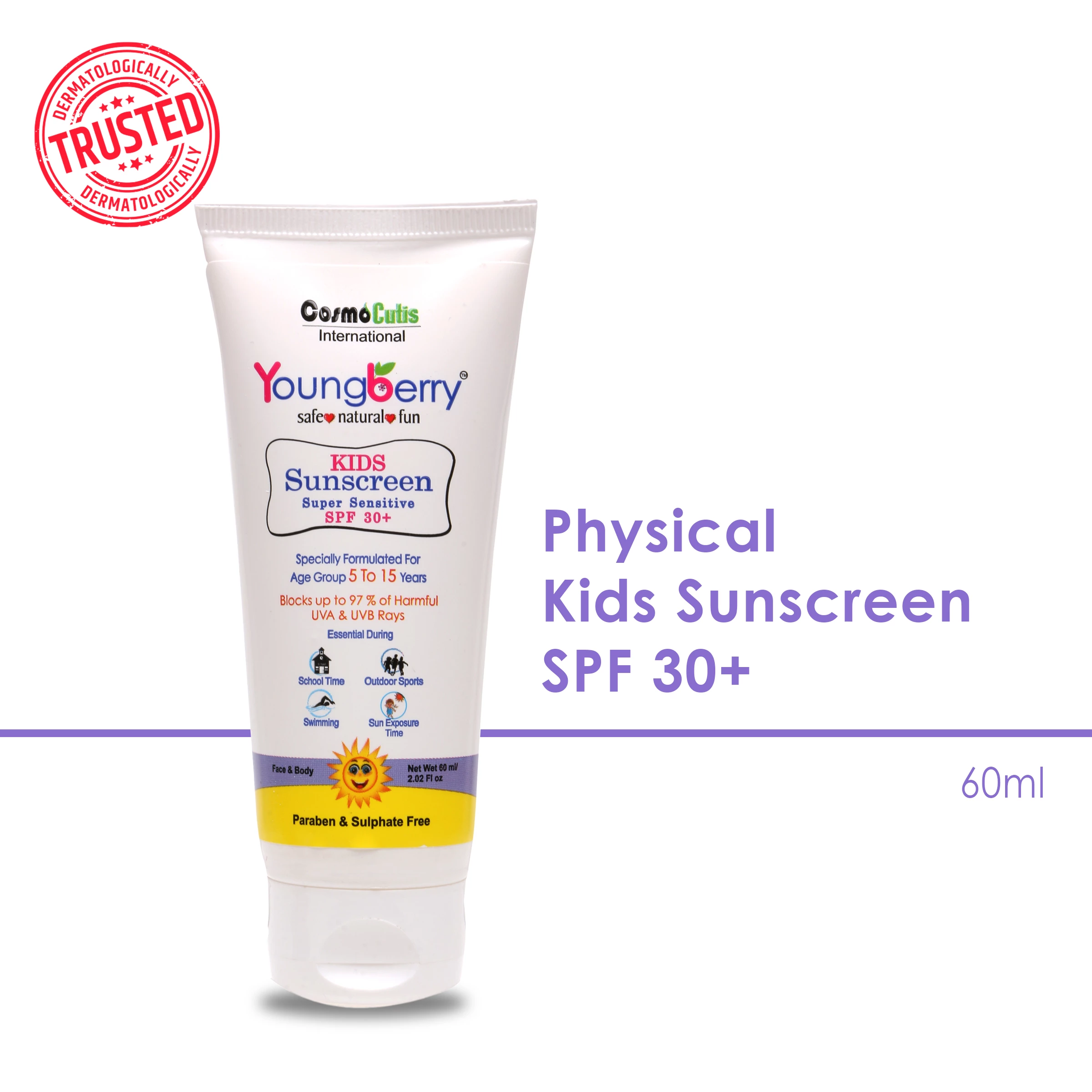 Youngberry Kids Physical Sunscreen SPF 30+