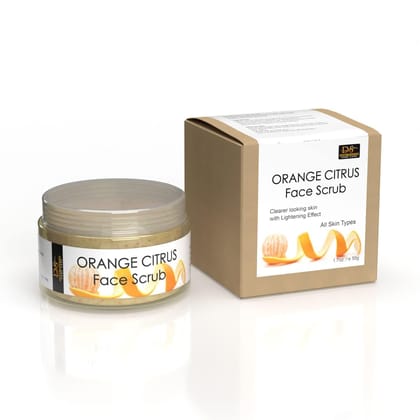 Derma Solution Orange Citrus Face Scrub | Skin Brightening | Reduces Tanning | Anti -Aging | Skin Hydration | Anti-Acne | Suitable for All Skin Types - 50g