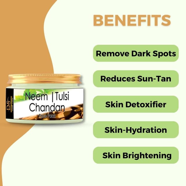 Derma Solution Neem Tulsi Chandan Face Pack Pimple Remover