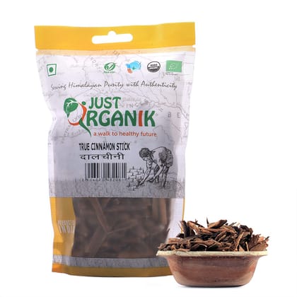 Just Organik Cinnamon Sticks 50gm, 100% Organic