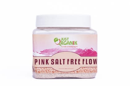 Just Organik Himalayan Pink Salt Free Flow 1.5 kg (Pack of 3 x 500 Grams)