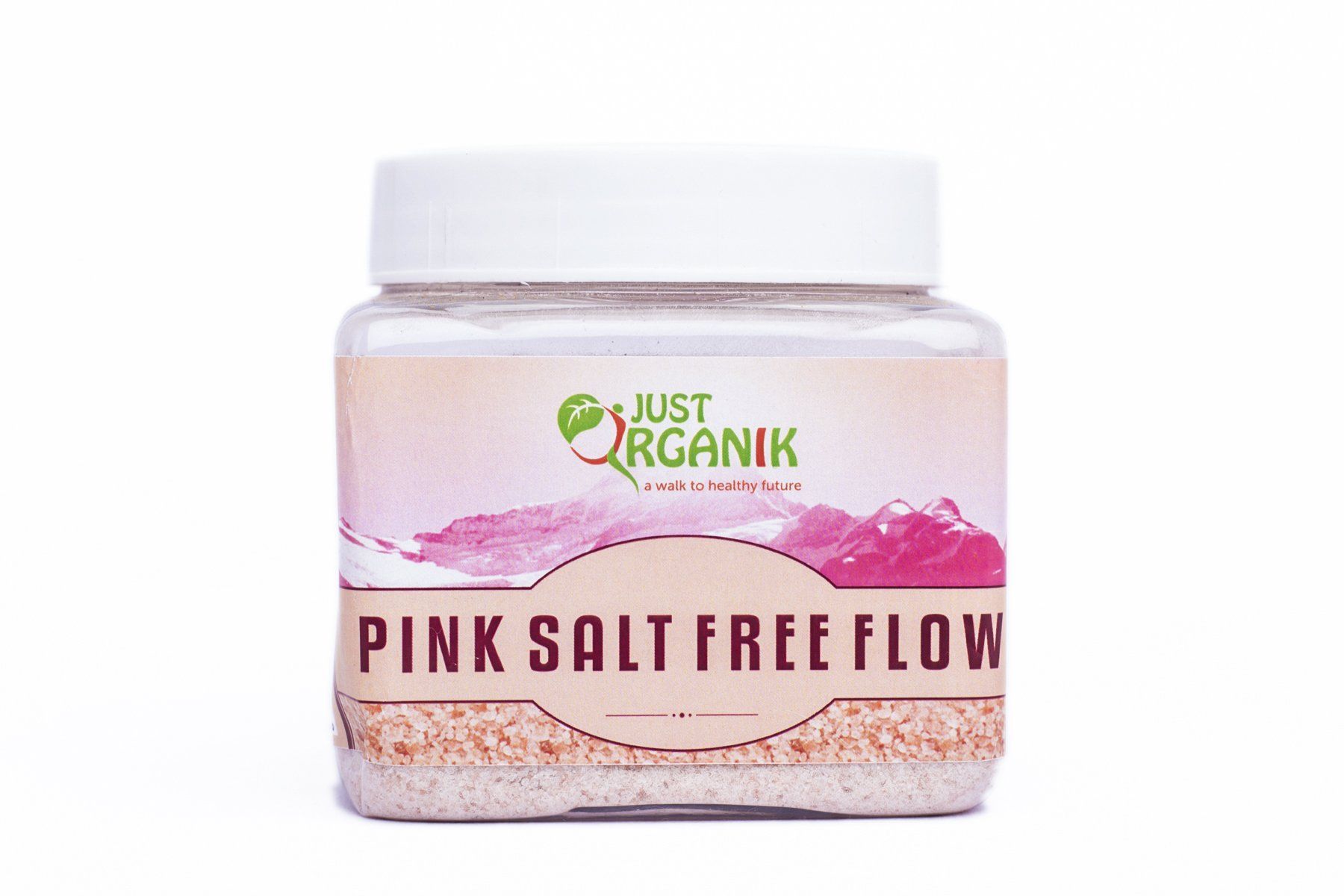 Just Organik Himalayan Pink Salt Free Flow 1.5 kg (Pack of 3 x 500 Grams)