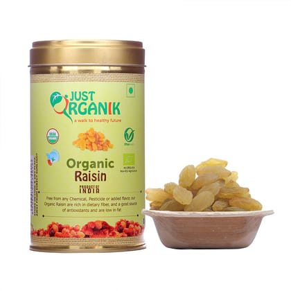 Just Organik Raisins 250 g, 100% Organic