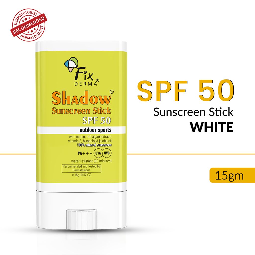 Fixderma Shadow Sunscreen Stick SPF 50 White