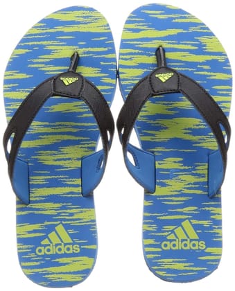 Adidas Women Ozor 2.0 Ws Blue/Solar Slime/Core Black Slippers