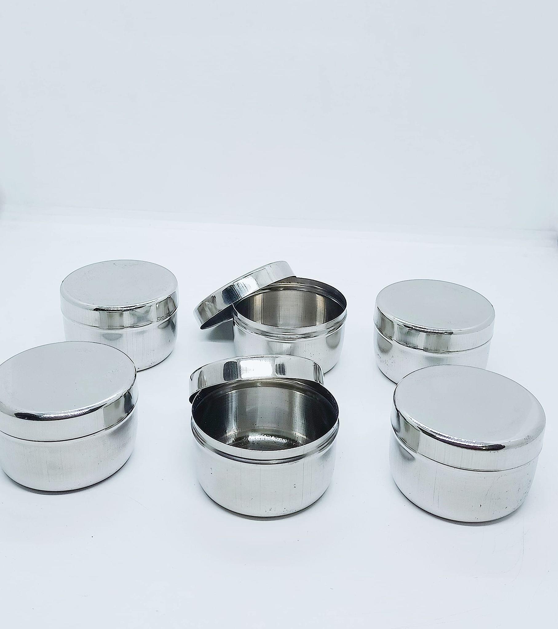 Stainless Steel Containers with Lids