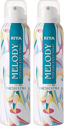 Riya Combo Pack Of Melody Orchestra Perfume Body Spray - 150Ml Pack of 2