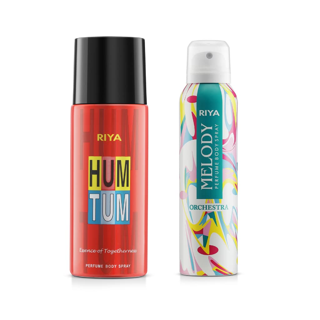 Riya Hum Tum And Melody Orchestra Body Spray Deodorant For Women Pack Of 2 150 Ml Each