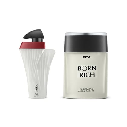 Riya Born Rich and JAKO Perfume 100ml Each (Pack of 2)