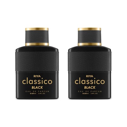 Riya Classico Black Perfume for men combo of 2* 100 ml