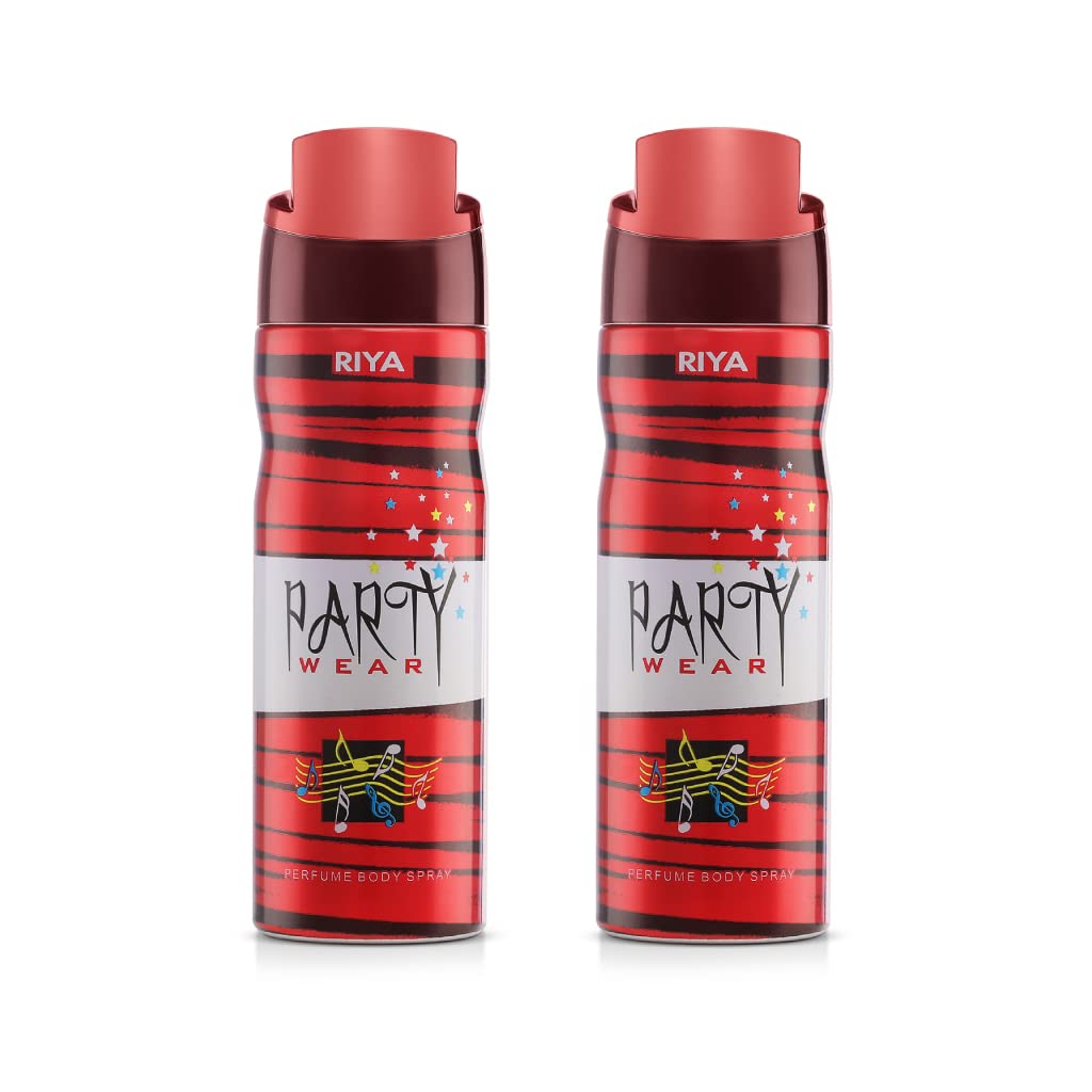 Riya Unisex Body Spray Deodorant For Unisex Pack Of 2 200 Ml Each