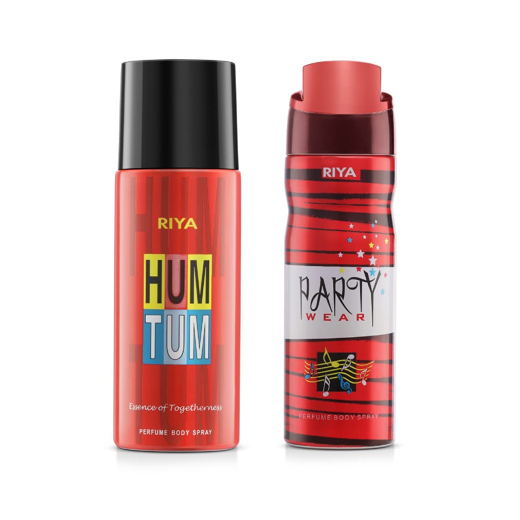 Riya Hum Tum And Women Body Spray Deodorant For Unisex Pack Of 2