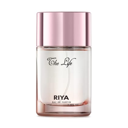 THE LIFE by RIYA For Men & Women Eau De Parfum Spray Gardenia Spicy Woody 100 ML Moderate Fragrance Long Lasting Perfume/Gift of True Joy for Couples (Pink)