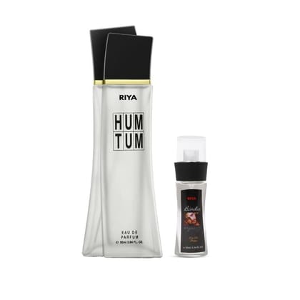 HUM TUM by RIYA Essence of Togetherness For Men & Women Eau De Parfum Spray Citrus Floral Spicy 90 ML Mild Fragrance Long Lasting Fragrance/Flirtish Scent Notes with 10 ML Bindas Perfume