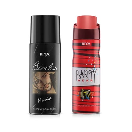 Riya Bindas And Women Body Spray Deodorant Unisex Pack Of 2