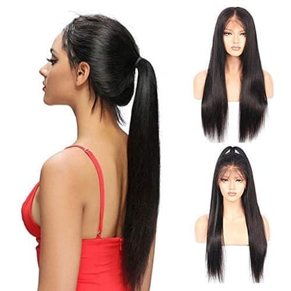 Akashkrishna Brown Wigs for Women Long Straight Hair Wigs For