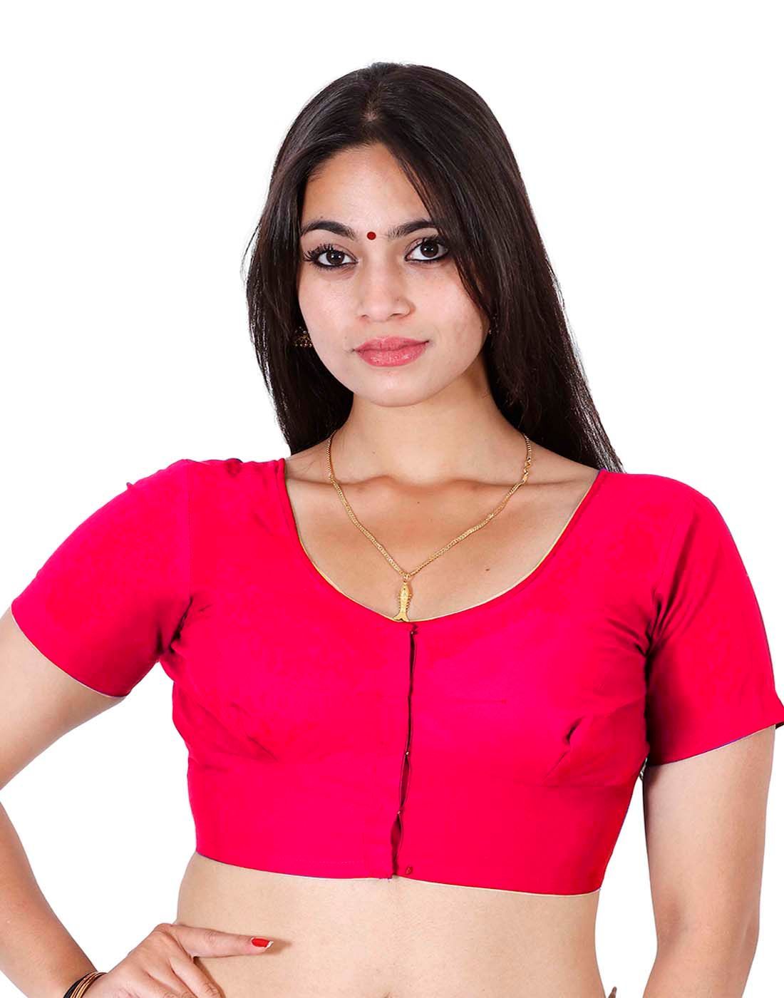 JISB Readymade blouse,Dark Pink