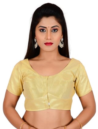 JISB Stitched Tissue Blouse, Gold