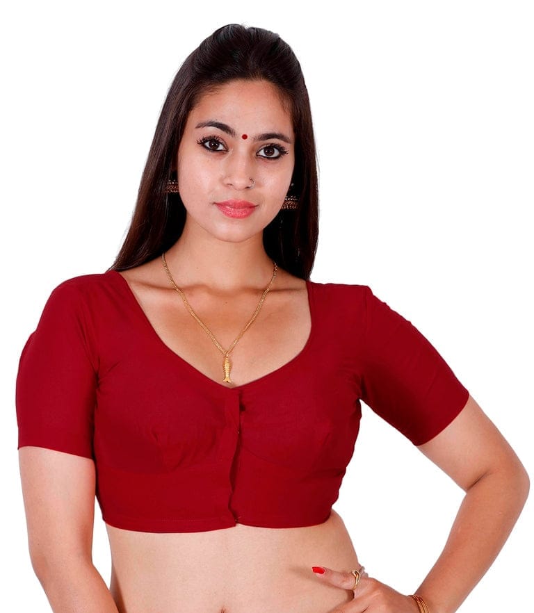 JISB Readymade blouse,Maroon