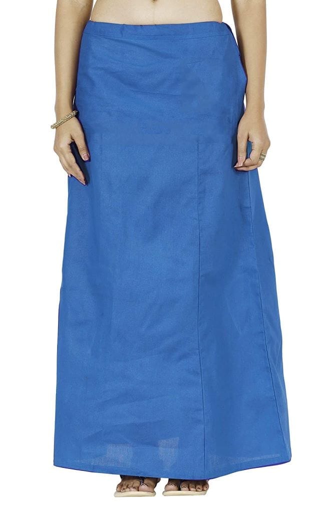 Cotton Petticoat, Peacock Blue