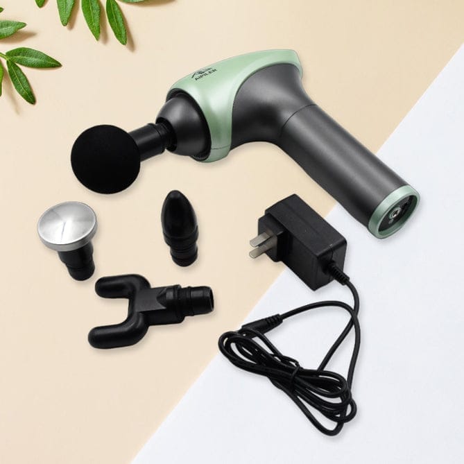 MASSAGE GUN, INCLUDES SUITCASE, BOX AND STRESS BALL, SPORT AND RELAX MASSAGE DEVICE