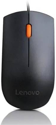 LENOVO 300 Wired Optical Mouse  (USB 2.0, BLLACK)