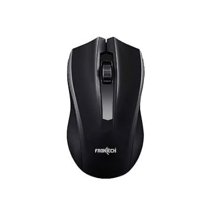 Frontech F-3797 Optical Wired Mouse | 1000 DPI Sensor | Plug & Play USB Mouse | Black