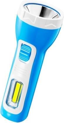 DP 9122 (RECHARGEABLE LED TORCH) Torch  (Blue, White, 18 cm, Rechargeable)