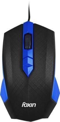 Foxin Smart-Blue Wired Optical Mouse  (USB 2.0)