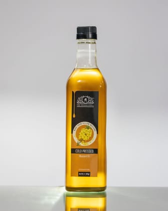 100% NATURAL COLD PRESSED YELLOW MUSTARD OIL - 1 LITRE