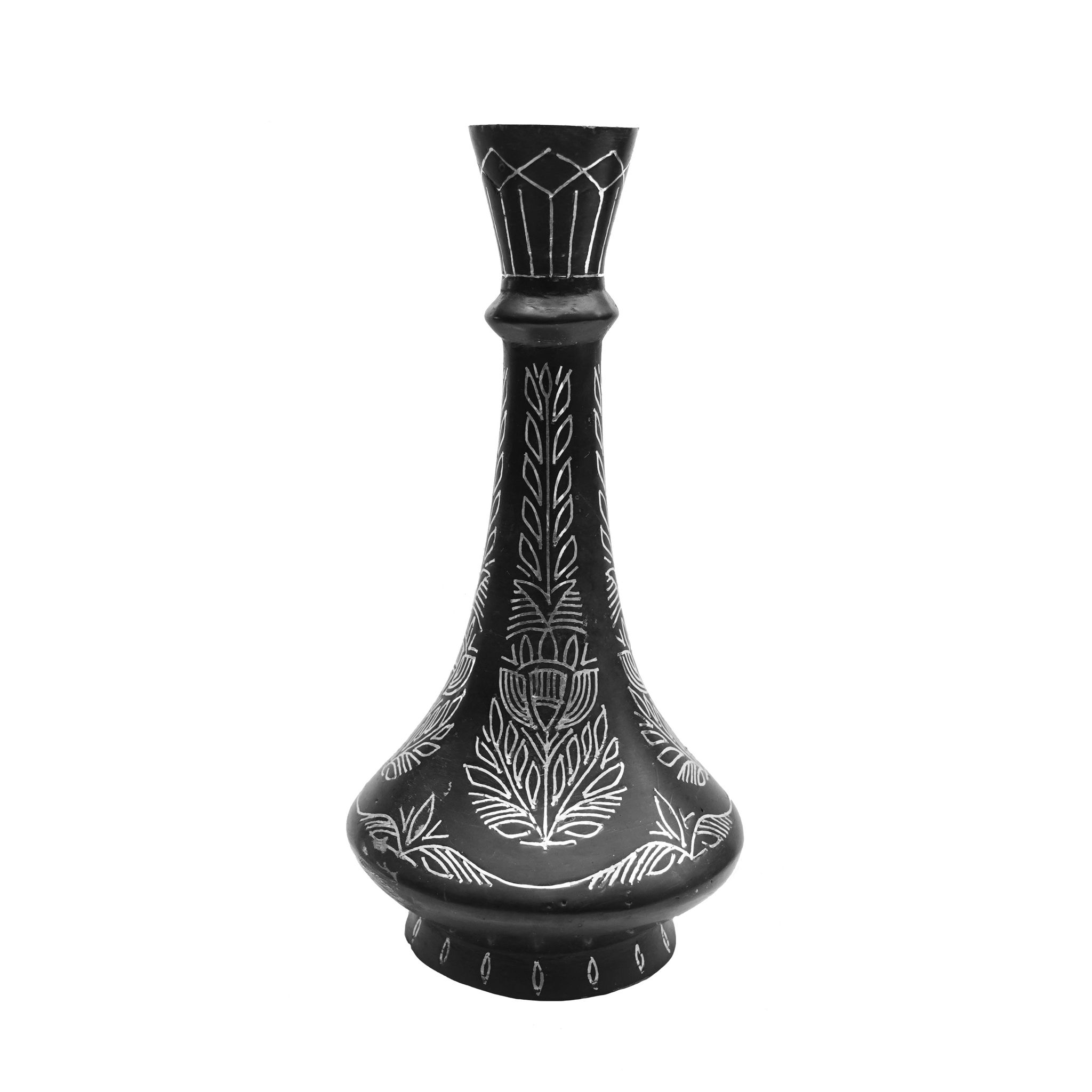 Bidri Work Shahnayi Vase  (1TMTDCOKA08497)