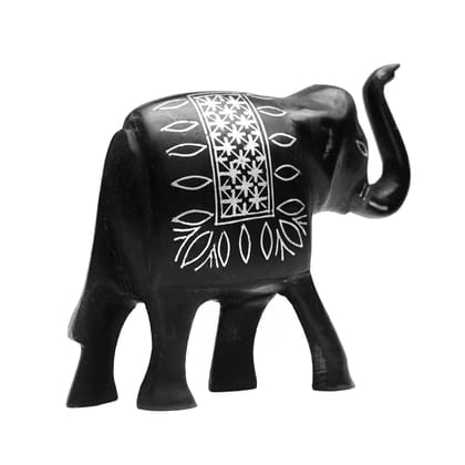 Bidri Work Elephant Trunk Up  (1TMTDCOKA08494)