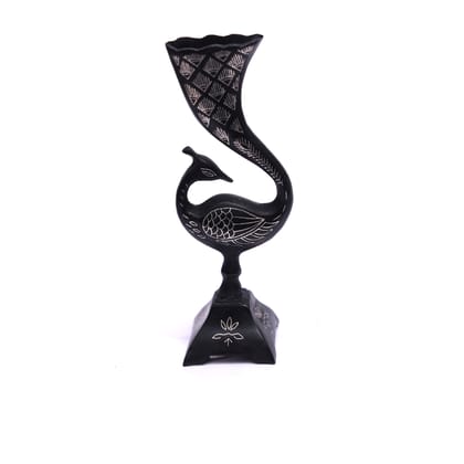 Bidri Work Peacock Standing  (1SMTDCOKA07773)