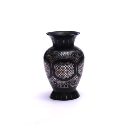 Bidri Work Lattu Vase Phool Jadi (1SMTDCOKA07781)