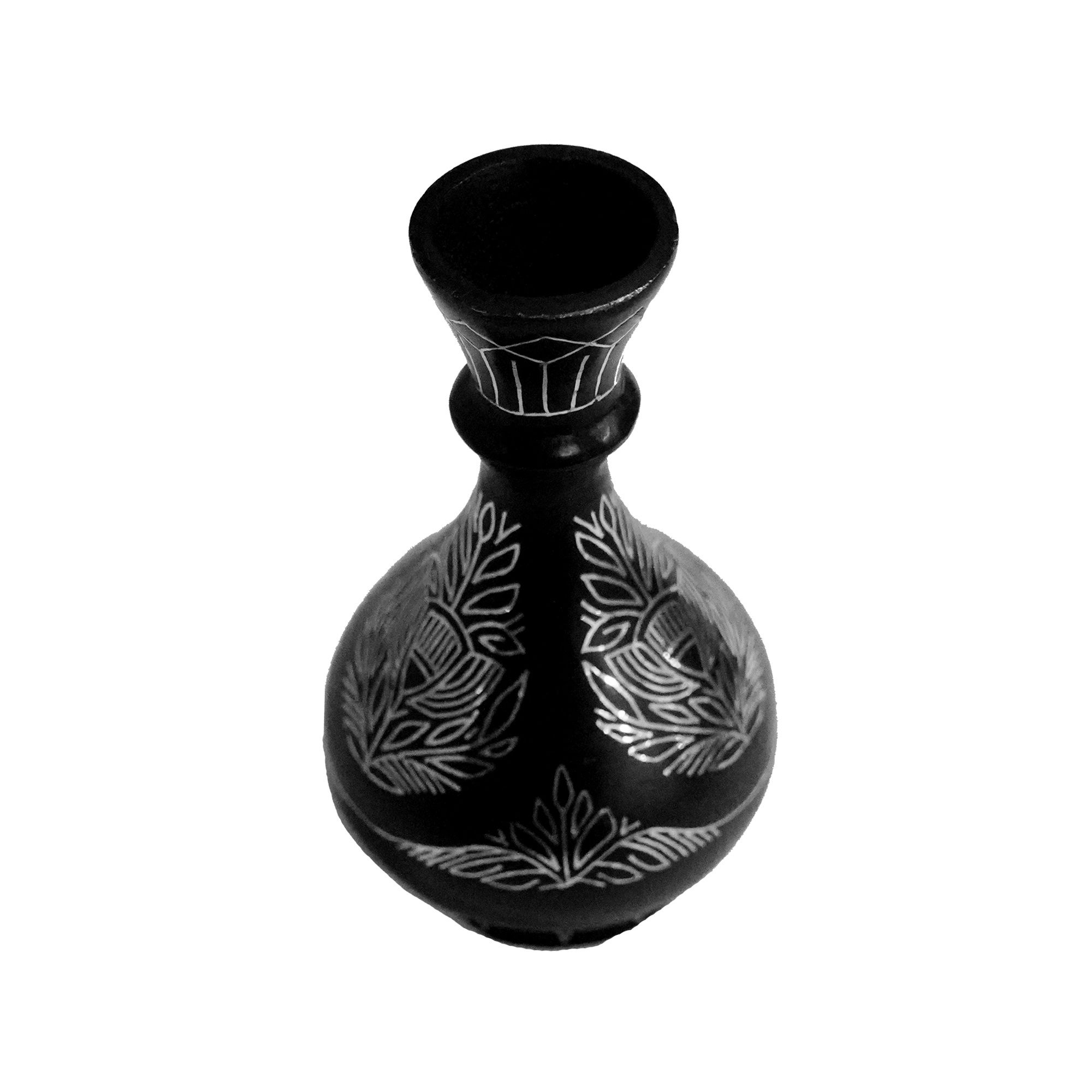 Bidri Work  Gudgudi Vase   (1TMTDCOKA08493)