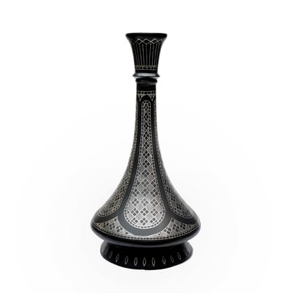 Bidri Work  Shahnayi Vase  (1TMTDCOKA08504)