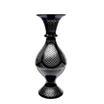 Bidri Work  Lattu Vase  (1TMTDCOKA08501)