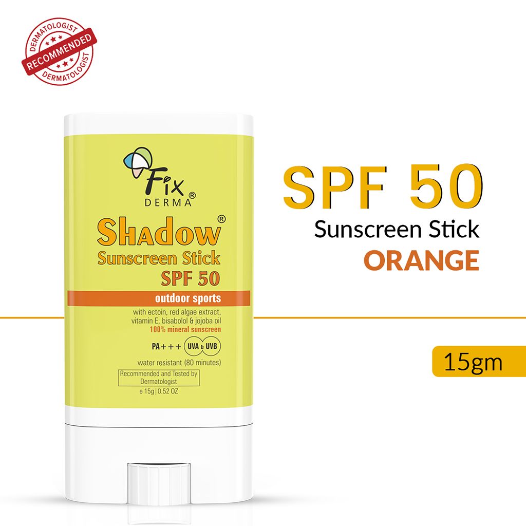 Fixderma Shadow Sunscreen Stick SPF 50 Orange