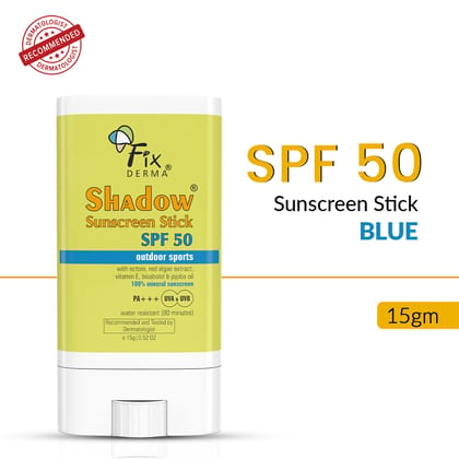 Fixderma Shadow Sunscreen Stick SPF 50 Blue