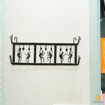 Tribal Wall Hanging | Wrought Iron | Aesthetic Home Décor | Coshal | CI21