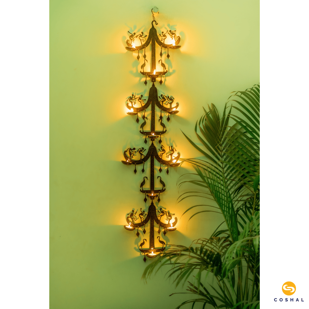 Wall hanging decoration | Wrought Iron Decorative pieces | Joda Laman | Coshal | CI08